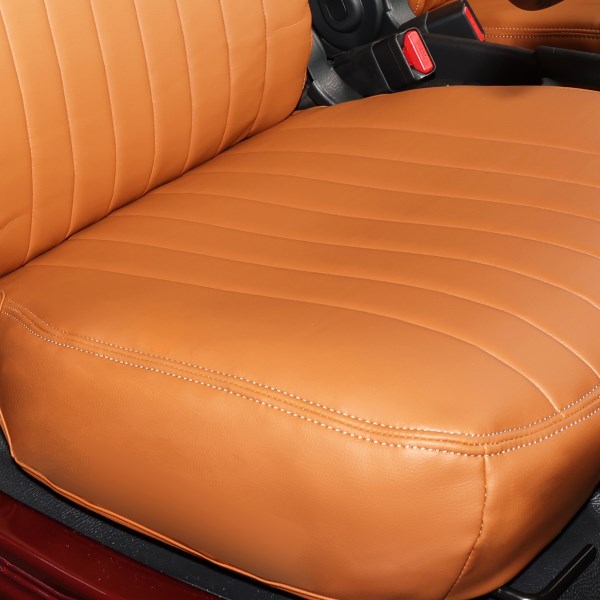 Seat Cover - Vintage Light Brown -